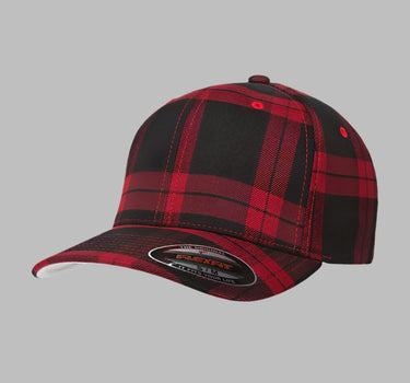 Flexfit Baseball Check Flexfit 6197 Red Rød