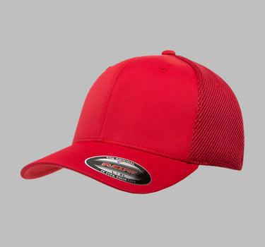 Flexfit Baseball Tactel Mesh Flexfit 6533 Red Rød