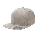 Flexfit Yupoong 6-12 Years Snapback 6089MK Kids Børn Heather Grey Grå