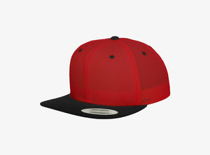 Flexfit Snapback Red Black Rød Sort