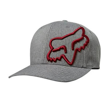 Fox Clouded Flexfit Grey Maroon Grå Rød 21974-037