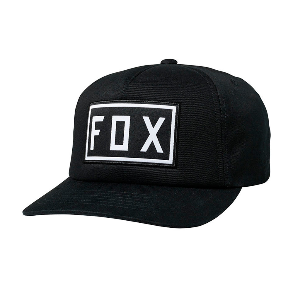Fox Drive Train Station Flexfit Black White Sort Hvid