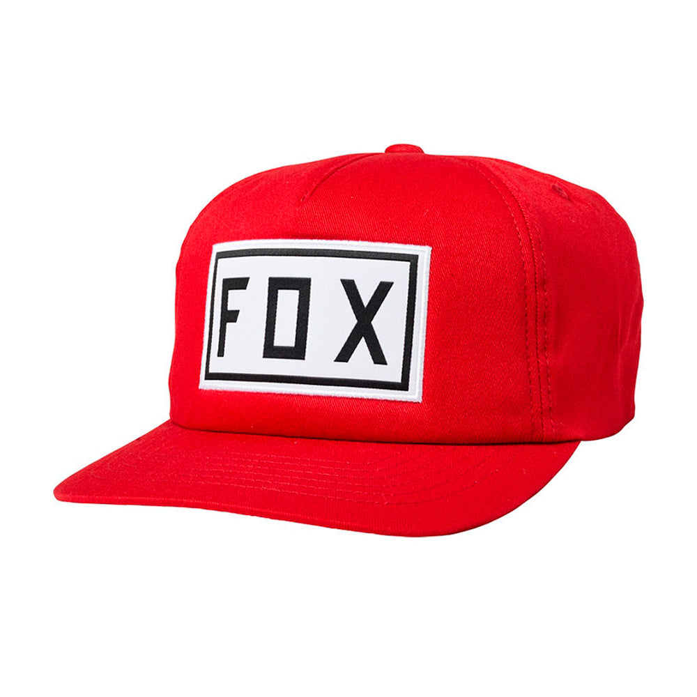 Fox Drive Train Station Flexfit Red Chili Black White Rød Sort Hvid