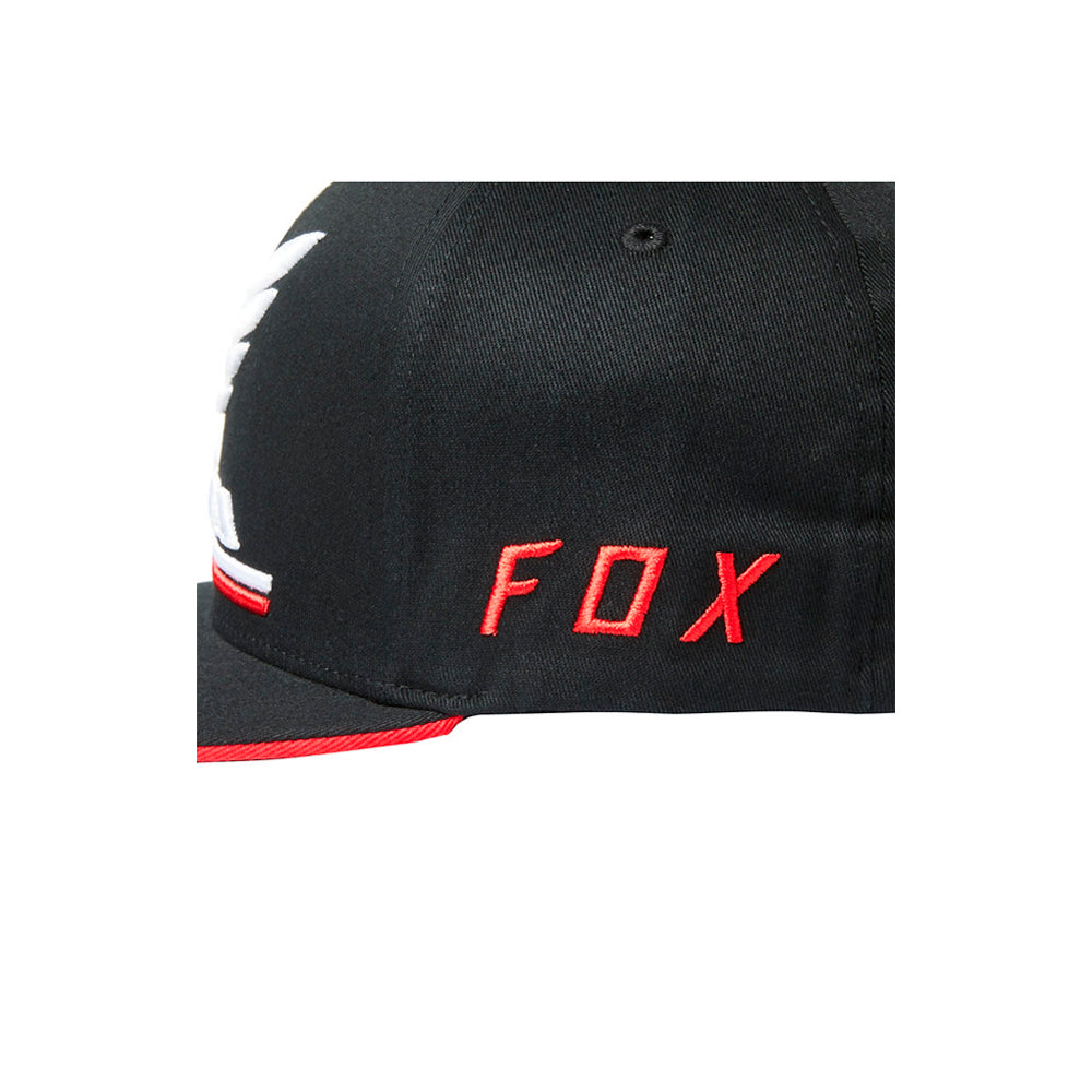 Fox Honda Flexfit Black White Red Sort Hvid Rød