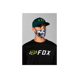 Fox Tie Dye Face Mask Black Grey Sort Grå 28765-001