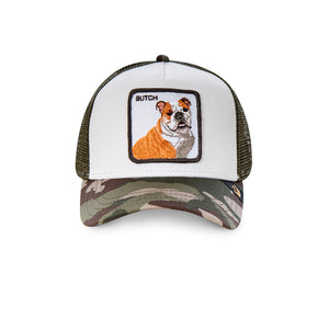 Goorin Bros Butch Trucker Snapback Dog Hund Camo Camouflage