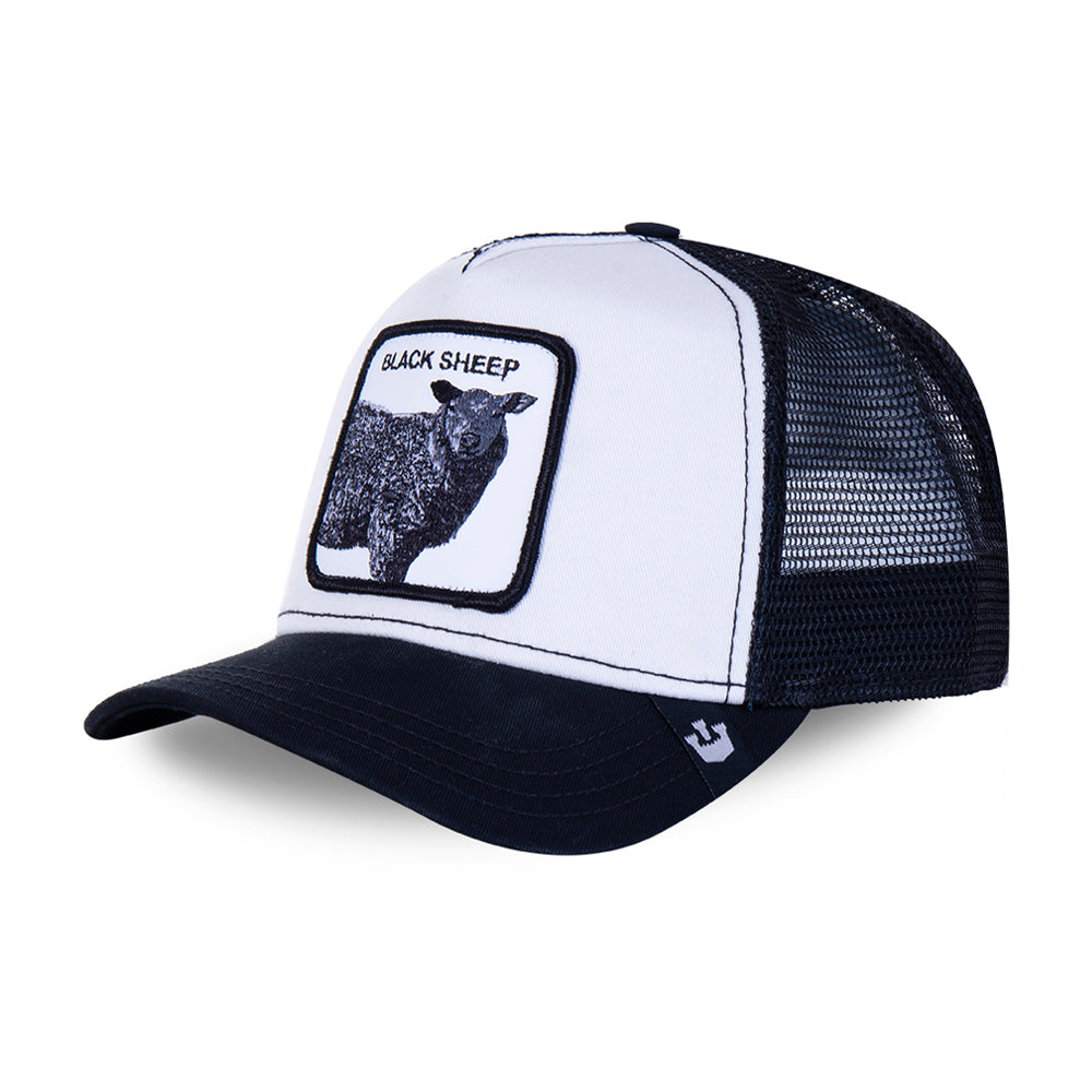 Goorin Bros Revolter Black Sheep Trucker Snapback White Hvid