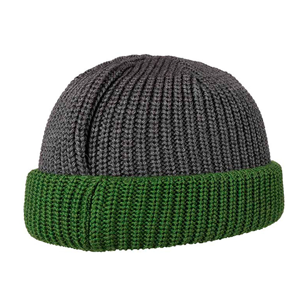 Hammaburg Docker Knit Fold Hue Dark Grey Green Mørkegrå Grøn