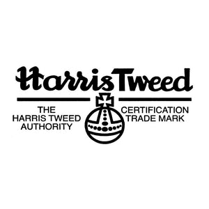 Stetson Herringbone Harris Tweed Ivy Sixpence Flat Cap Grey Grå 6170510-323 Harris Tweed Logo
