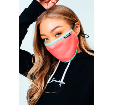 Hype 2X Adult Space Pink Face Mask Multi Color Pink Space Lyserød Camo SAFE404