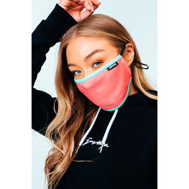 Hype 2X Adult Space Pink Face Mask Multi Color Pink Space Lyserød Camo SAFE404