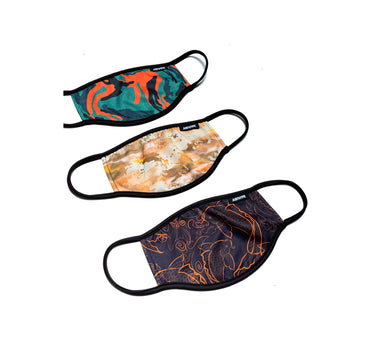 Hype 3X Adult Dunes Camo Face Mask Camo Camouflage SAFE0210