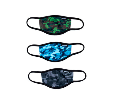 Hype 3X Kids Camo Love Face Mask Mundbind Camo Camouflage SAFE0225