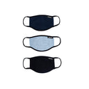 Hype JustHype 3X Kids Dark Colours Face Mask Mundbind Navy Black Grey Blå Sort Grå SAFE0041