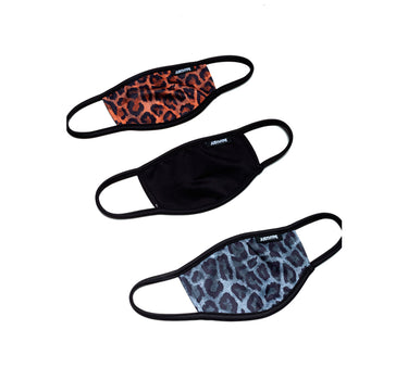 Hype JustHype 3X Kids Roar Face Mask Mundbind Camo Black Camouflage Sort SAFE0221