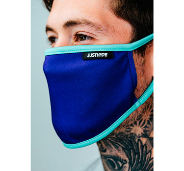 Hype Adult Blue Light Blue Face Mask Blue Pale Blue Blå Lyseblå SAFE0111