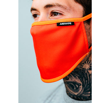 Hype Adult Red Orange Face Mask Red Orange Rød SAFE0103
