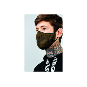 Hype JusHype Adult Tech Knit Face Mask Mundbind Brown Melange Brun SAFE0132