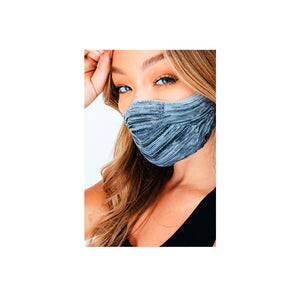 Hype JustHype Adult Tech Knit Face Mask Mundbind Grey Melange Grå SAFE0126