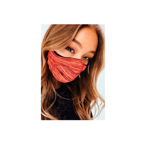 Hype Adult Tech Knit Face Mask Mundbind Pink Black Melange Lyserød Sort SAFE0131