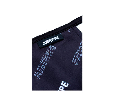 Hype JustHype Kids Bold Logo Face Mask Mundbind Black White Sort Hvid SAFE0067