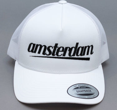 Ideal Cities Pack Amsterdam Trucker Snapback White Hvid