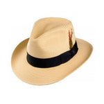 Jaxon & James Summer C Crown Straw Hat Natural Beige Black Sort