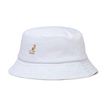 Kangol Washed Bucket Hat White Hvid