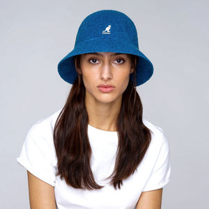 Kangol Bermuda Casual Bucket Hat Bølle Hat Mykonos Blue Blå 0397BC