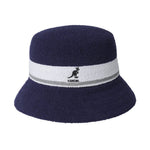 Kangol Bermuda Stripe Bucket Hat Navy Blå k3326ST