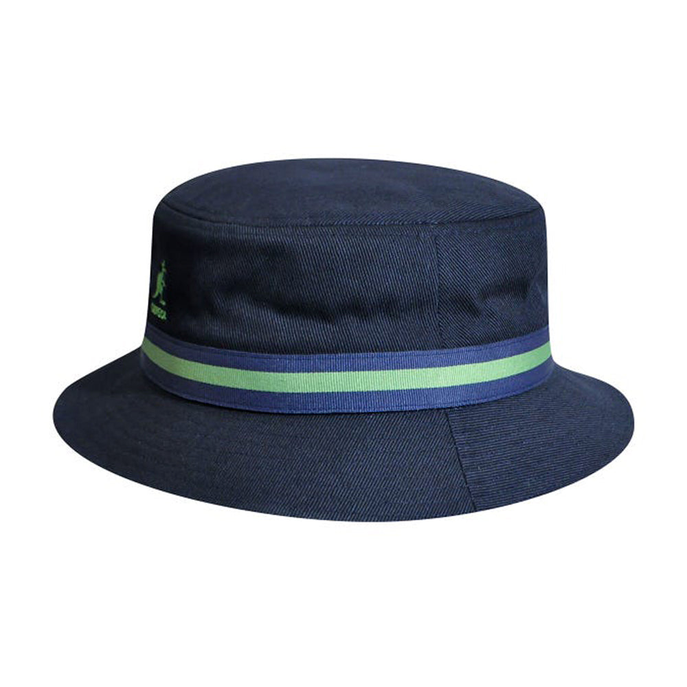 Kangol Stripe Lahinch Bucket Hat Bølle Hat Navy Mørkeblå Blå K4012SP-NV411