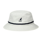 Kangol Stripe Lahinch Bucket Hat White Hvid K4012SP-WH103