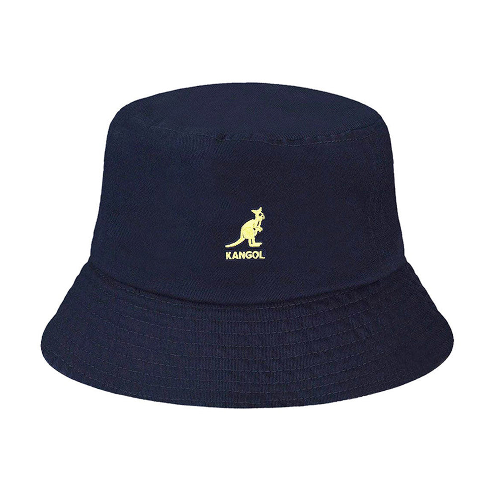 Kangol Washed Bucket Hat Navy Blå