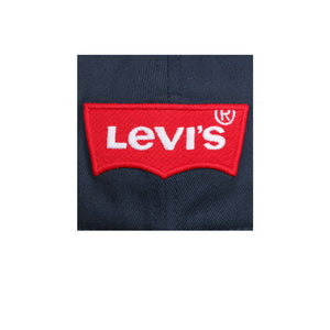 Levis Levi's Big Batwing Strapback Cap Adjustable Navy Blå