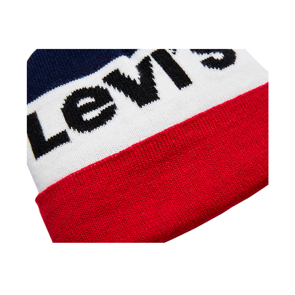 Levis Levi's Sportwear Logo Beanie Navy White Red Blå Hvid Rød