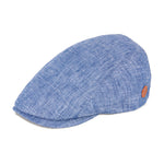 MJM Hats Bang Sixpence Flat Cap Blue Blå 01D74604203