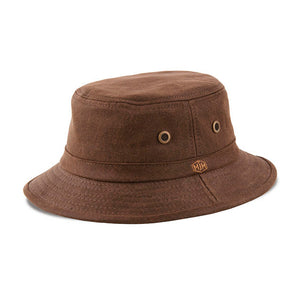 MJM Hats Bucket Faux Suede Bucket Hat Brown Brun 1003620750