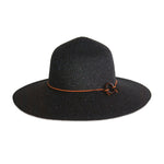 MJM Hats Frida W Paper Straw Hat Black Sort 01666289100