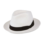 MJM Hats Tocumen Panama Straw Hat Strå Hat Off White Hvid 01J53004002
