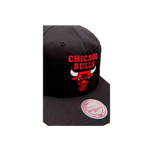 Mitchell & Ness Chicago Bulls Retro Throwback Snapback Black Sort