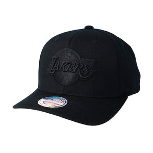 Mitchell & Ness NBA Los Angeles LA Lakers Snapback 217 Black Black Sort