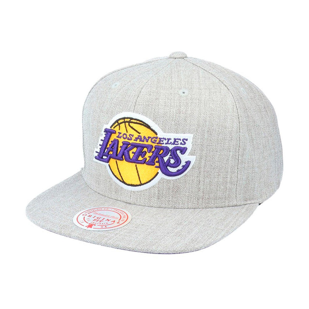 Mitchell & Ness LA Lakers Snapback Grey Grå Purple Lilla MN 3272 