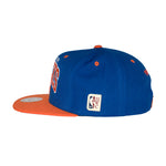 Mitchell & Ness New York Knicks Team Arch Snapback Blue Orange Blå Orange