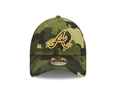 New Era MLB Atlanta Braves 9Forty Armed Forces Day Snapback Camo Gold Camouflage Guld 60233960