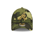 New Era MLB Atlanta Braves 9Forty Armed Forces Day Snapback Camo Gold Camouflage Guld 60233960