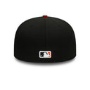 New Era MLB Baltimore Orioles 59Fifty AC Perf Fitted Black White Orange Sort Hvid 12593085 