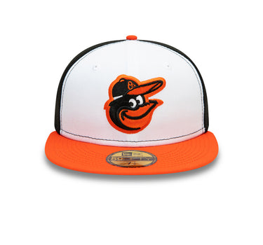 New Era MLB Baltimore Orioles 59Fifty AC Perf Fitted Black White Orange Sort Hvid 12593085 