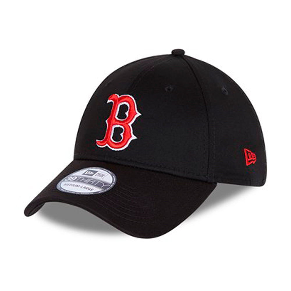New Era MLB Boston Red Sox 39Thirty Essential Flexfit Black Red Sort Rød 60112578