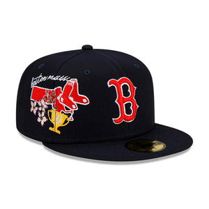 New Era MLB Boston Red Sox 59Fifty City Cluster Fitted Black Sort 60224639