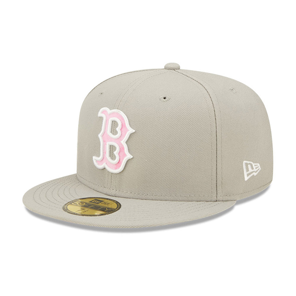 New Era MLB Boston Red Sox 59Fifty Mothers Day Mors Dag Fitted Grey Pink Grå Lyserød 60234528